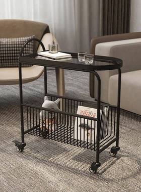 轻奢厅桌沙发边几艺术茶客创意可移动玻璃小几小户型置物99980小子