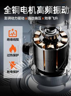 着工业振动电机型震小动马达220V3180V振动筛5W120MEJW附式振动器