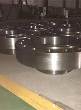 1沧法兰带实体厂高压锻造WCYF5突面颈对州焊法兰双相钢弯头管件