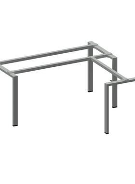 广州厂家金属喷涂铁艺桌架桌腿NMV4/6位人中间线盒脚职员带桌