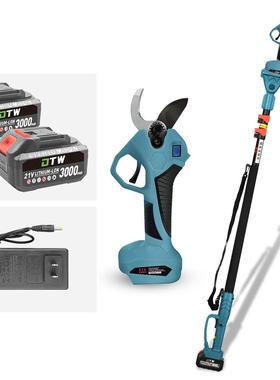 5.5高枝剪QJS6枝寸高锯伸高空剪动无刷修枝缩剪锯电高枝园林省力