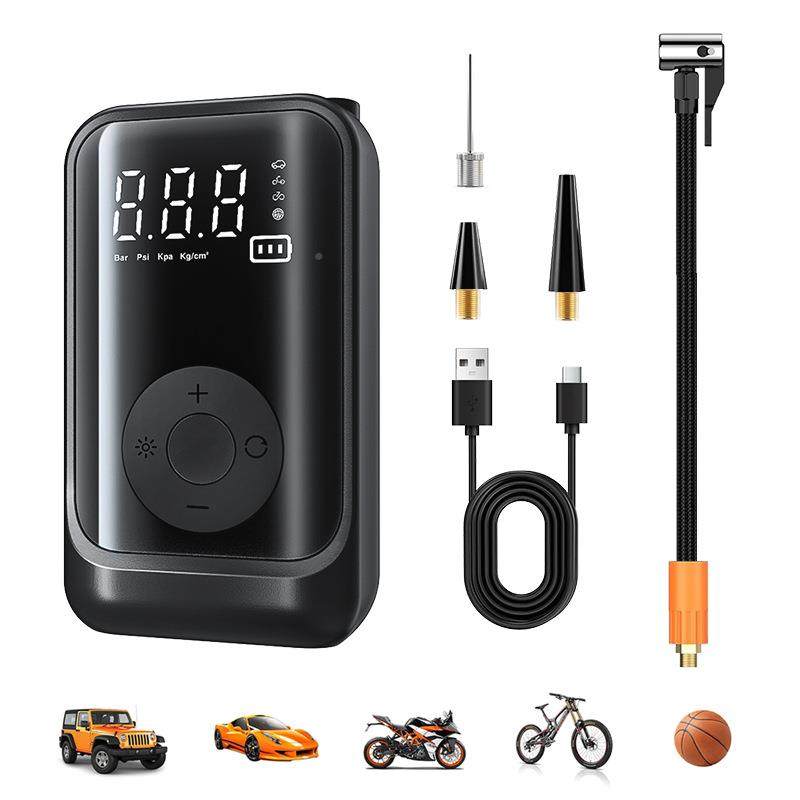 新车载智能数显泵款充气小型便携式功能无线汽MJS车款轮胎充多气