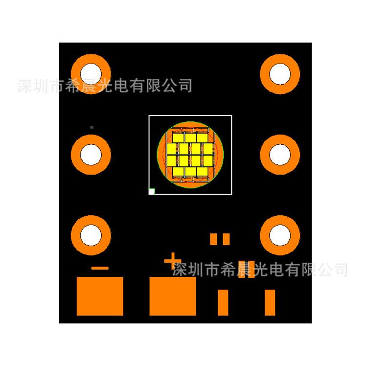 200W12-4V33971摇头舞台图案2logo灯光源进口SOR芯片封装