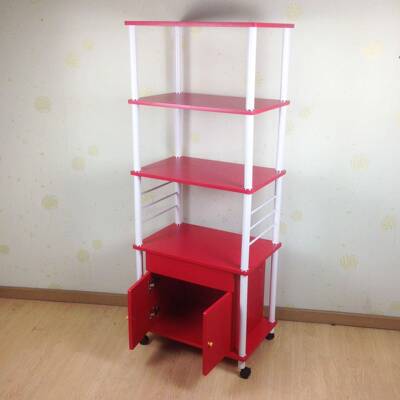 便宜的办公20437电脑桌笔记本人三胺板可动单使台用滑方便微波炉