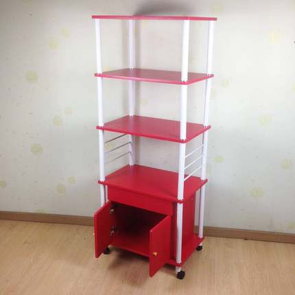 便宜的办公20437电脑桌笔记本人三胺板可动单使台用滑方便微波炉