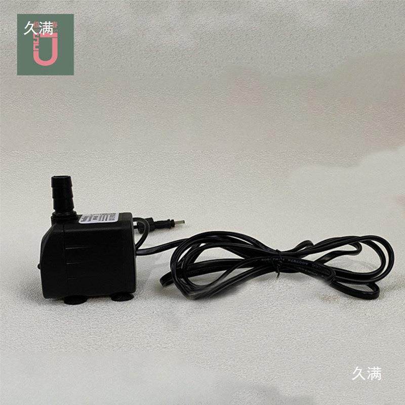 水自景喷水泵配件循环鱼缸潜泉泵超LED灯91216抽水水泵