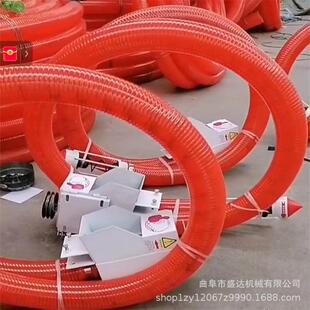 小型物牛筋软管多用颗途气机力55191抽料粒料无破损手提式吸粮机