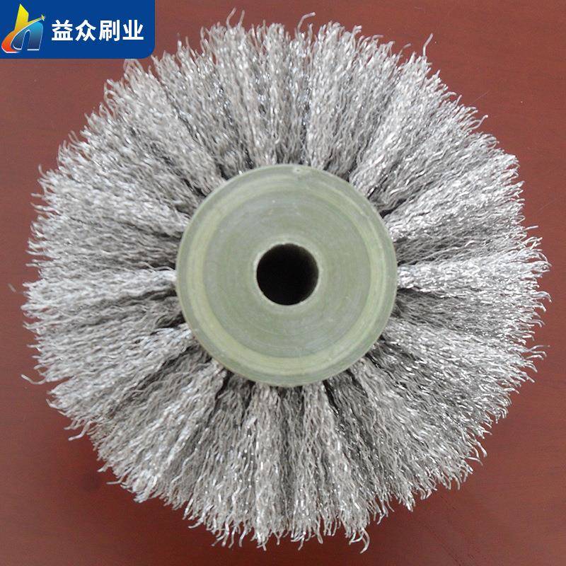 钢厂生直UAI供滚筒产除家锈抛光打磨丝辊镀铜钢丝刷辊不锈钢丝刷