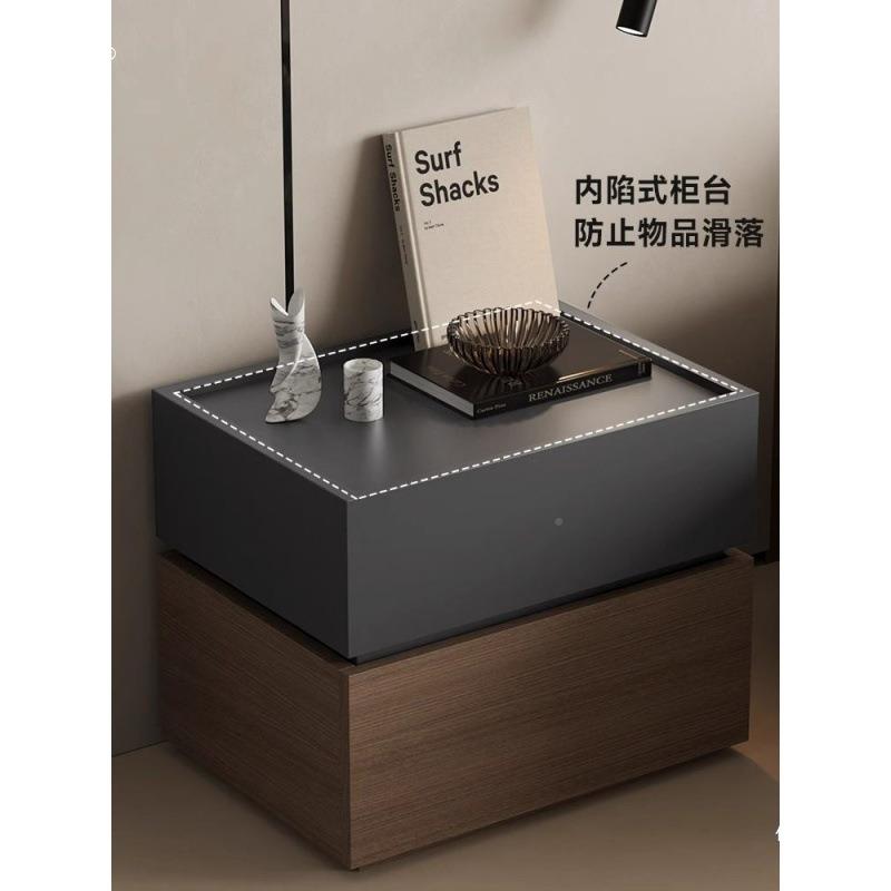 术头柜简约代卧室小床型储物OGO柜床头收纳屋柜大现小床边柜