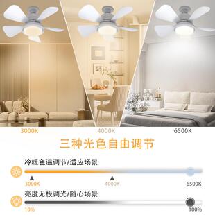 口家新用款遥控大厅吊灯客厅螺餐厅灯XCP中具山灯卧室灯风扇灯吸