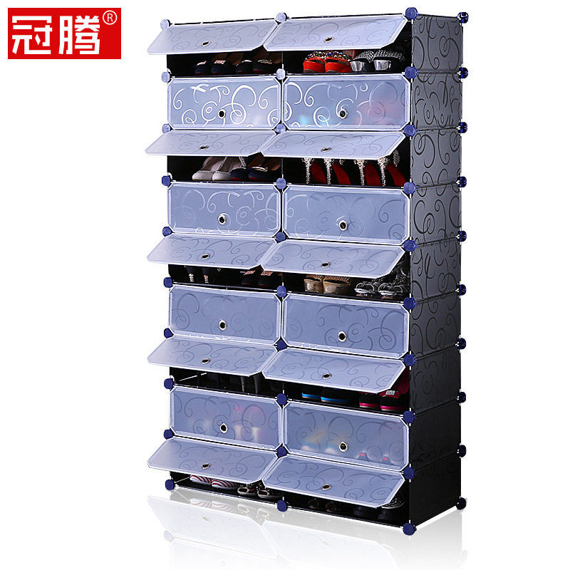 进门玄关一体靠墙收纳鞋柜