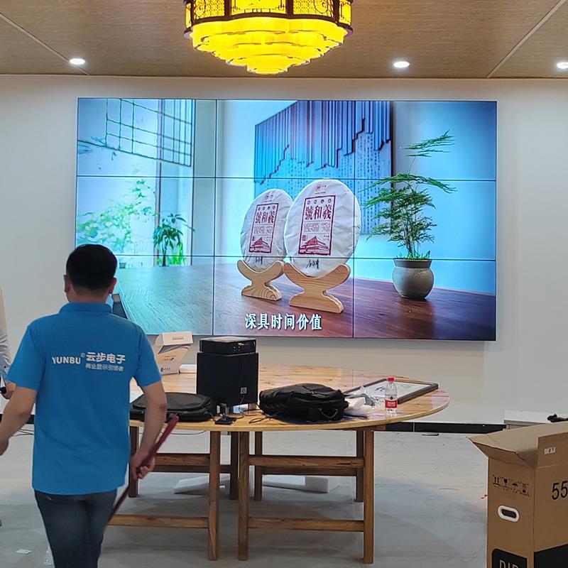 讯寸龙华液晶拼接屏LED监显示屏无OOM缝电视墙46/55LCD大屏幕控商