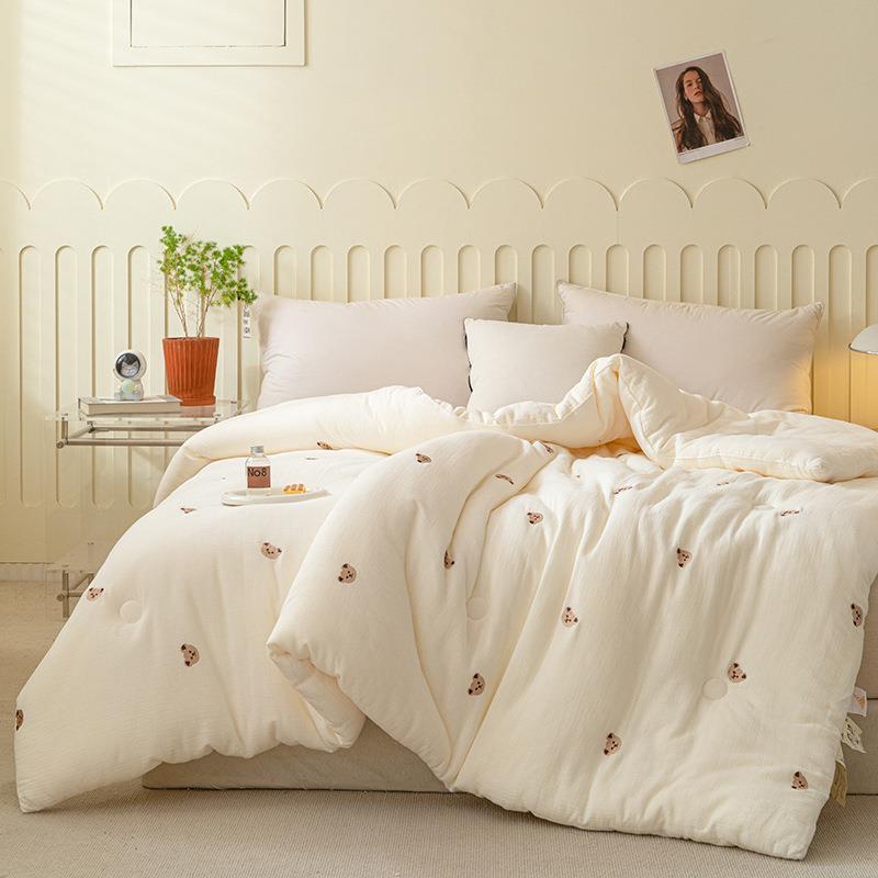 205新款双纱刺绣层大豆被被芯子DOX被冬被150x200cm2斤（2夏被）