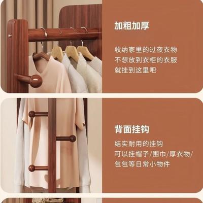 全移身镜落地镜用衣架一CXA体帽穿衣镜可旋转动女家生