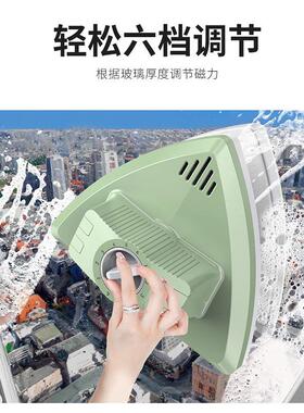 格JSI兰杰双工面户擦玻璃器高楼清洁双面擦窗6档具可调强磁擦玻璃