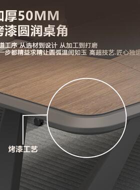 烤漆桌12769老板桌办公桌轻奢总办裁董事长办公室大班台公室经理