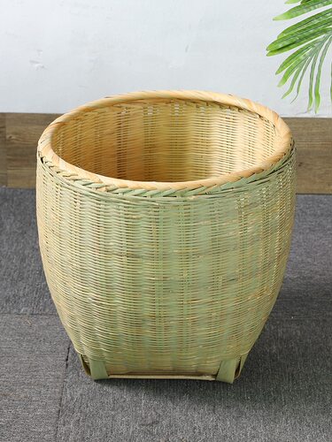 竹编大号箩筐淘米箩粮食竹筐手工艺农家喜事筐簸箕田园风竹制品