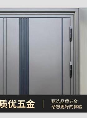 住宅防不锈钢韩入户门防盗式门门工盗程韩式门子母门不锈91289钢工程门