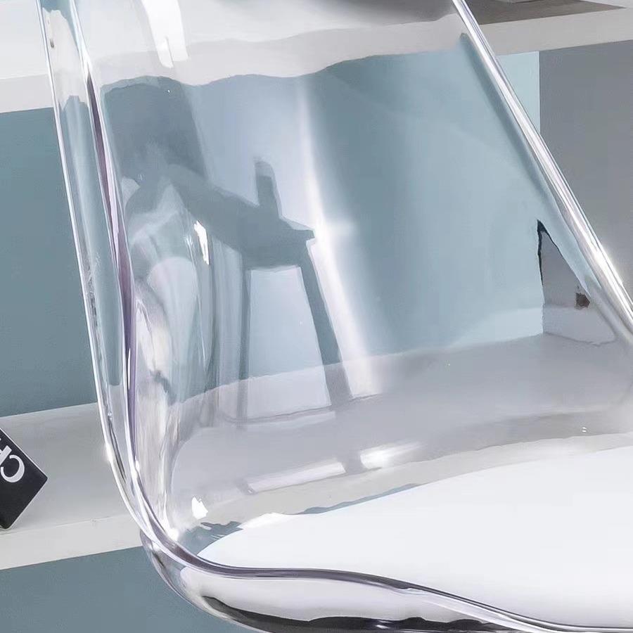 网红电克脑椅透明亚舍35338力办公椅子家用升书房降转椅卧室宿化妆凳子