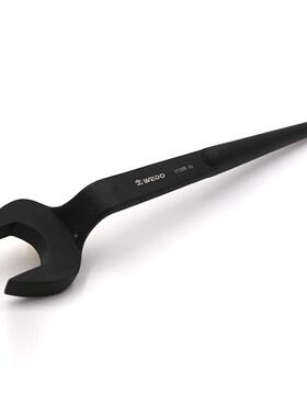 WEDO维0度特钢4铬工具VJV高颈钢撬棒呆扳手高种颈开口尖尾扳手