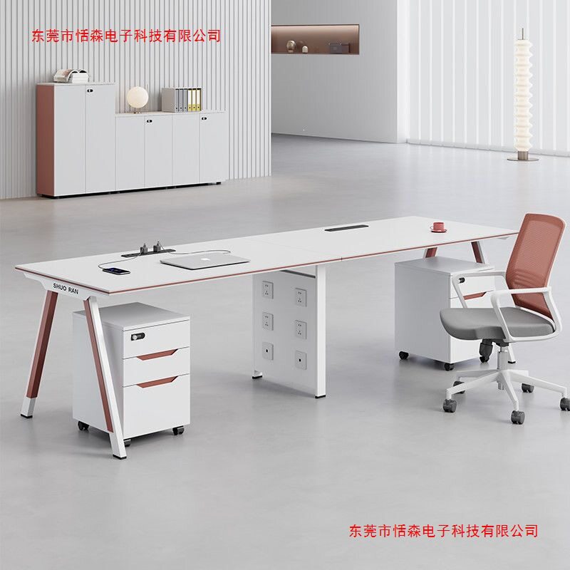 职员桌办公桌椅组合简约现代面对面对坐员工屏风卡座家具电脑桌椅