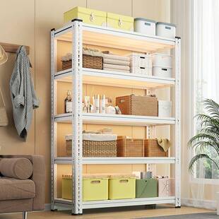 家用货架置物架多层落地阳台厨CTX仓房地库下室收纳架子角钢板铁