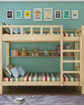 约款实上木上下床校KWD学生宿舍高低下铺双层床学儿童员简工子母