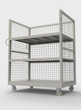 三裁片车快递库物流车一体车式不层锈钢手推服装仓JHI面料布匹物