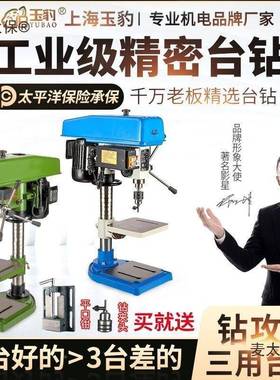 台钻工V业级用台式床小型家22钻0台钻多SGX功能电钻攻铣一体机麦