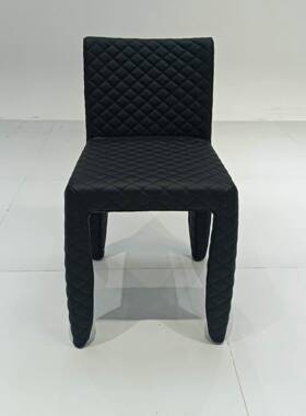 怪物无扶手椅单椅怪兽椅XRT创国麒麟餐椅高端刺绣意极简餐潮厅家