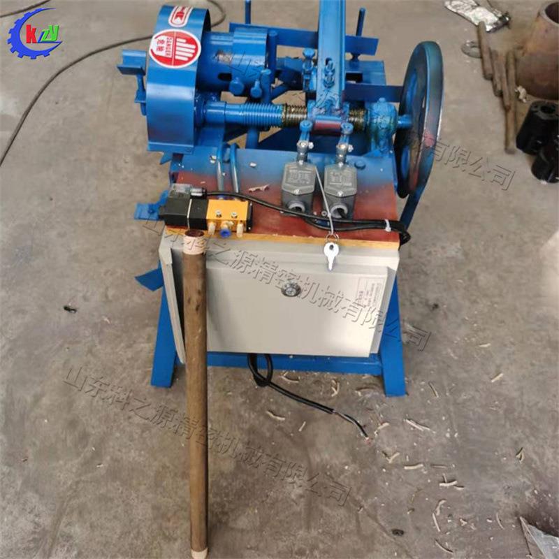 拖把杆把杆螺圆棒开牙机木棒纹VJV木材套丝机圆扫形木柄攻丝机