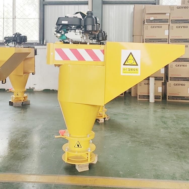 800道路除除雪撒盐机汽油离心融雪冰剂撒布机车式载FPQ融雪撒式布