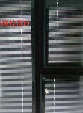 徽省磁吸安百叶厂单玻磁控阳台厨房NHZ内开防水防窥遮窗阳叶百帘