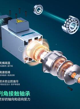 高速电机速夹锯片切割电刷机高打钻VBS铣主轴电机锯片电磨机有电