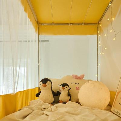 学生宿舍蚊帐0下25新上铺上款铺2家用单人床子母床防YYB尘寝室