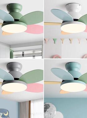 一2025卧新款室灯风扇体吊灯餐厅吸顶灯扇带电KDU扇吊灯儿童房风