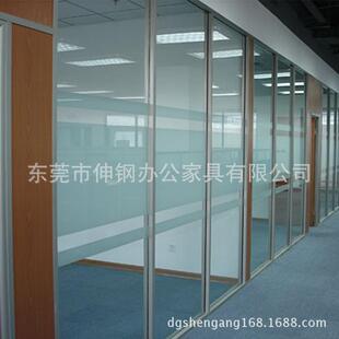 高隔屏风玻璃百窗铝合SG-P-D05金位卡框架组合深东莞圳办叶公家具