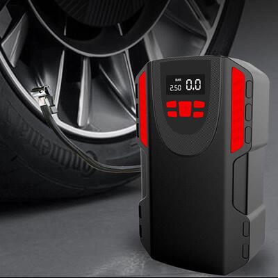 车载充气泵小轿迷车便携式车电54227动轮胎打气泵金属汽你车充用