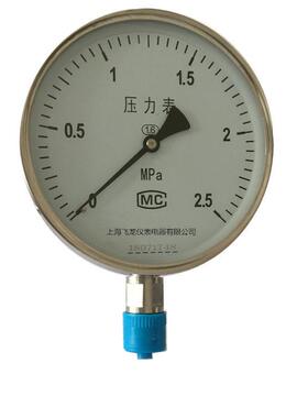 压力y150VHZ不表锈钢2径0向螺纹M20*1.5表盘直径15mm0-.5Mpa