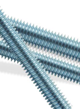 AYO1米-3厂米直家销4.8级镀锌丝杆牙条通丝螺杆