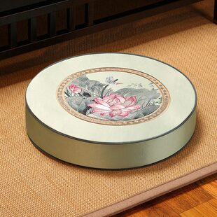 新中式蒲团垫坐垫禅修垫静心打坐跪拜垫客厅红木圈椅餐桌椅子垫子