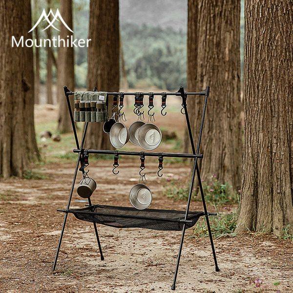 山之客户外收纳架露营置物架多层野营野餐折叠便携三角架灯架挂架,户外/登山/野营/旅行用品,户外灯架,淘宝优惠券,粉丝福利购,淘宝优惠卷