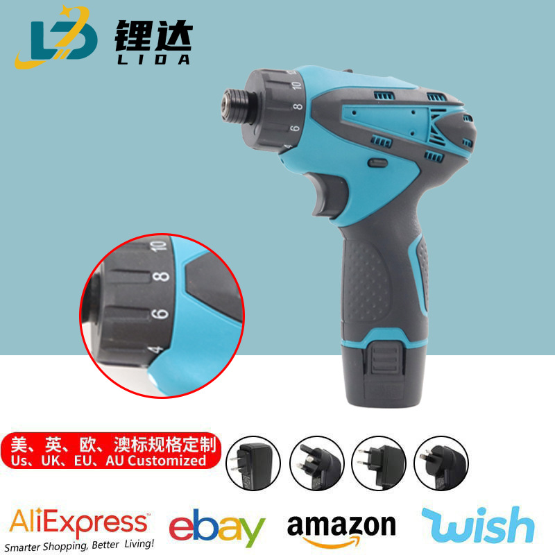 21v多功能供货批发家用起子机电动螺丝刀大扭力平头起子电动工具