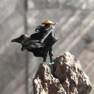 江湖故人古风侠客小摆件假山水陆缸微景观盆景造景树脂微缩小人物