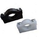 塑料压线夹 小号 圆形 黑色 白色 二次过门线夹 孔径1.5cm 200只