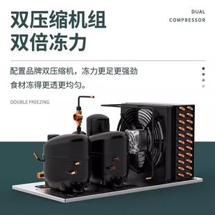 华小冰型两用卧式 冷柜大冰柜冷藏965冷冰柜雯商用大容量小柜冻柜