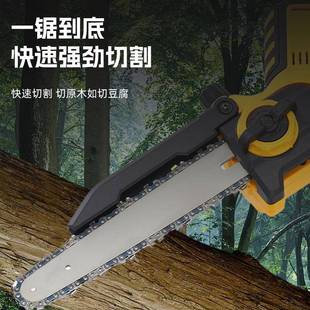 无刷锂电线8电链269锯锯充电式 木工手持单手寸户外便携无伐木电锯