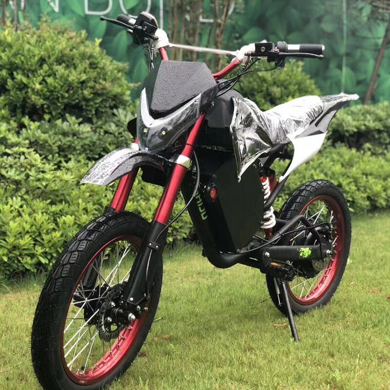 5000W成人两轮电动越野车72V锂电山地赛车跑车