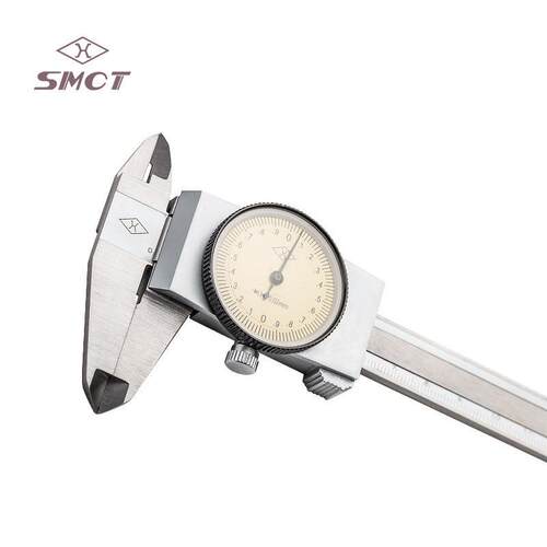 SMCT指1针式表闭盘游标卡尺0-00式带表卡2尺0.02上量带表卡尺