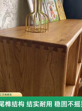 2I书柜柜全实地FVU置物架落儿童书柜收纳柜实木格子分木层柜书房